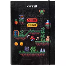 Папка для зошитів В5 на гумці картон, Pixel Game K25-210-2 Kite