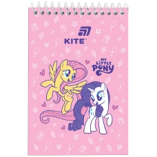 Блокнот пласт обкл., спіраль А6, 48арк., нелінований My Little Pony LP26-196 Kite