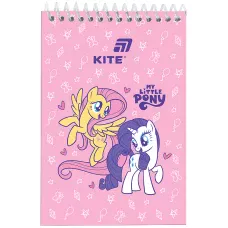 Блокнот пласт обкл., спіраль А6, 48арк., нелінований My Little Pony LP26-196 Kite