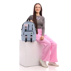 Рюкзак GoPack Education Teens GO26-2500L-1 сірий