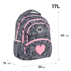 Рюкзак GoPack Education GO26-175M-4 Fluffy Heart
