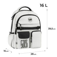 Рюкзак GoPack Education GO26-183M-2 світло-сірий