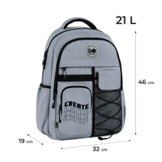 Рюкзак GoPack Education Teens GO26-184L-2 сірий