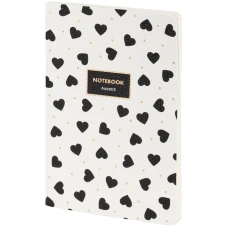 Книга записна A5, 60 арк. кліт., Black&White, 8710-7-A