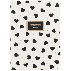 Книга записна  A6, 60 арк. кліт., Black&White, 8711-7-A