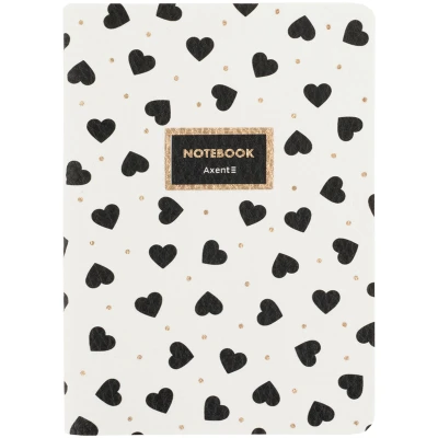 Книга записна  A6, 60 арк. кліт., Black&White, 8711-7-A