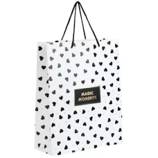 Пакет паперовий подарунковий, 26х32см, Black&White, 8502-40-A