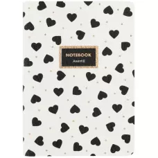 Книга записна  A6, 60 арк. кліт., Black&White, 8711-7-A