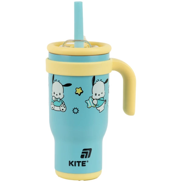Термокружка з трубочкою, 530мл, Pochacco PC25-1266 Kite