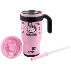 Термокружка з трубочкою, 530мл, Hello Kitty HK25-1266 Kite