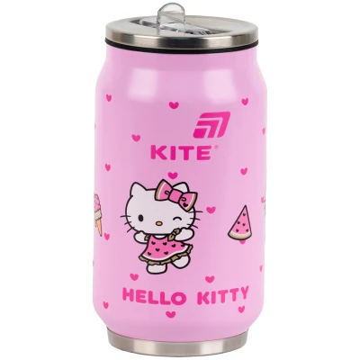 Термочашка з трубочкою, 350мл Hello Kitty HK25-1263 Kite