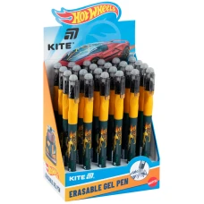 Ручка гелева "пиши-стирай" Smart Hot Wheels, синя, HW26-098 Kite