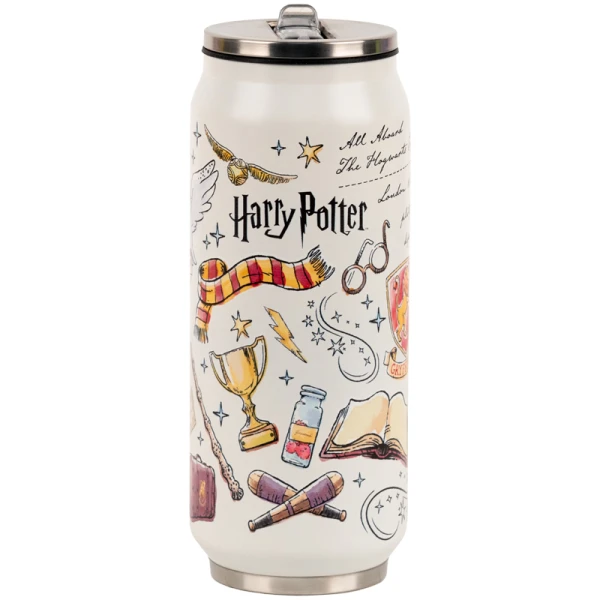 Термочашка з трубочкою, 500мл, Harry Potter HP25-1264 Kite