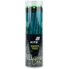 Олівець графітний з гумкою, тригранний Next Level K26-046-2 Kite
