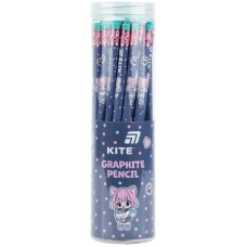 Олівець графітний з гумкою, тригранний Be Friends K26-046-1 Kite