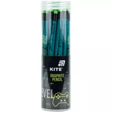 Олівець графітний з гумкою, тригранний Next Level K26-046-2 Kite