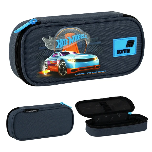 Пенал м'який Kite HW26-662 Hot Wheels