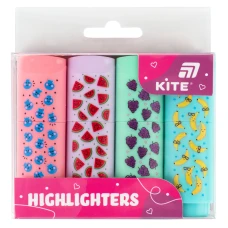 Маркер Highlighter, Kite, набір 4-х, пастель, K26-445-2