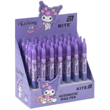 Ручка кулькова автоматична 0,5мм. синя Kuromi HK26-039-1 Kite