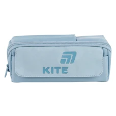 Пенал м'який Kite K26-2702-2 сіро-блакитний