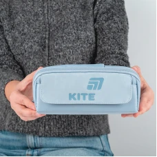 Пенал м'який Kite K26-2702-2 сіро-блакитний