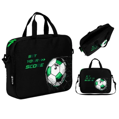 Шкільна текстильна сумка Kite A4, 1 від., K26-589-2 Football