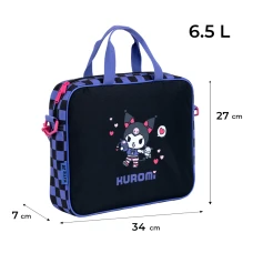 Шкільна текстильна сумка Kite A4, 1 від., HK26-589-1 Kuromi