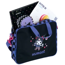 Шкільна текстильна сумка Kite A4, 1 від., HK26-589-1 Kuromi