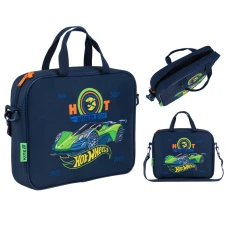 Шкільна текстильна сумка Kite A4, 1 від., HW26-589 Hot Wheels