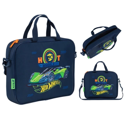 Шкільна текстильна сумка Kite A4, 1 від., HW26-589 Hot Wheels