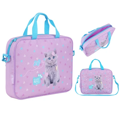 Шкільна текстильна сумка Kite A4, 1 від., SP26-589 Studio Pets