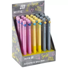 Ручка кулькова автоматична Smile, 0,7 мм. синя, K26-034 Kite
