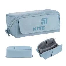 Пенал м'який Kite K26-2702-2 сіро-блакитний