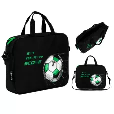 Шкільна текстильна сумка Kite A4, 1 від., K26-589-2 Football