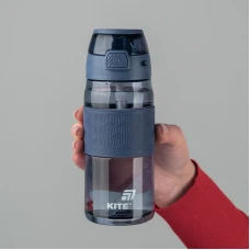 Пляшечка для води 600 мл, синя, K26-1201-1 Kite