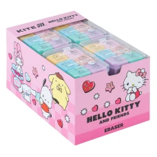 Набір гумок у пластик. боксі Hello Kitty and Friends 6 шт., HK26-145 Kite