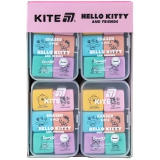 Набір гумок у пластик. боксі Hello Kitty and Friends 6 шт., HK26-145 Kite