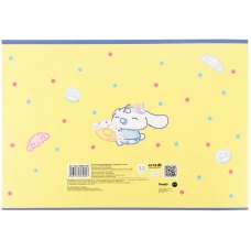 Зошит для малювання, 12 арк., скоба, гібр. лак + УФ лак, Cinnamoroll CR26-241 Kite