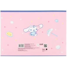 Зошит для малювання, 12 арк., скоба, гібр. лак + УФ лак, Cinnamoroll CR26-241 Kite