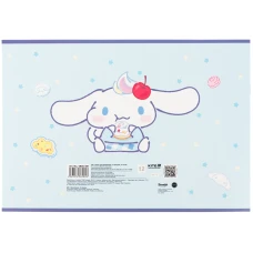 Зошит для малювання, 12 арк., скоба, гібр. лак + УФ лак, Cinnamoroll CR26-241 Kite