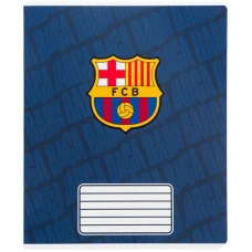 Зошит 18 арк., клітинка, софт тач + УФ лак, FC Barcelona BC26-236 Kite