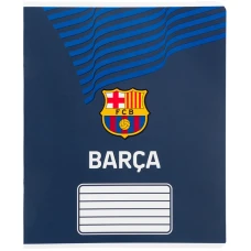 Зошит 18 арк., клітинка, софт тач + УФ лак, FC Barcelona BC26-236 Kite