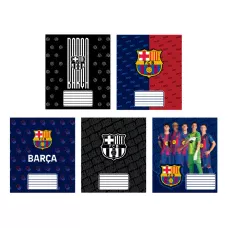 Зошит 18 арк., лінія, софт-тач + УФ лак, FC Barcelona BC26-237 Kite