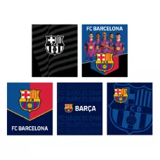 Зошит 24 арк., клітинка, софт тач + УФ лак, FC Barcelona BC26-238 Kite