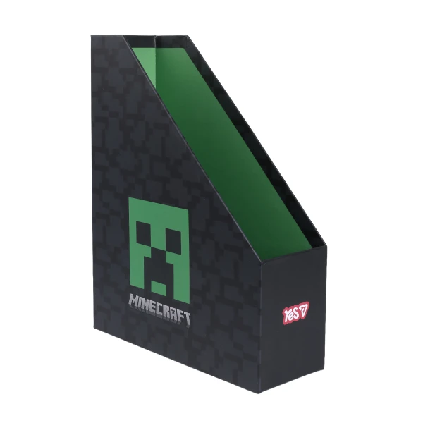 Лоток для документів вертикальний YES "Minecraft", картон, 708623