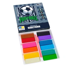 Пластилін YES Football, кор., стек, 12 кол, 240г, 540714