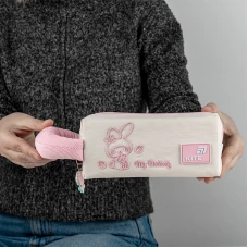 Пенал м'який Kite HK26-2703-3 Hello Kitty бежево-рожевий