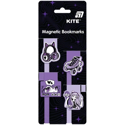 Набір магнітних закладок-лясе Anime Dream K26-497-1 Kite