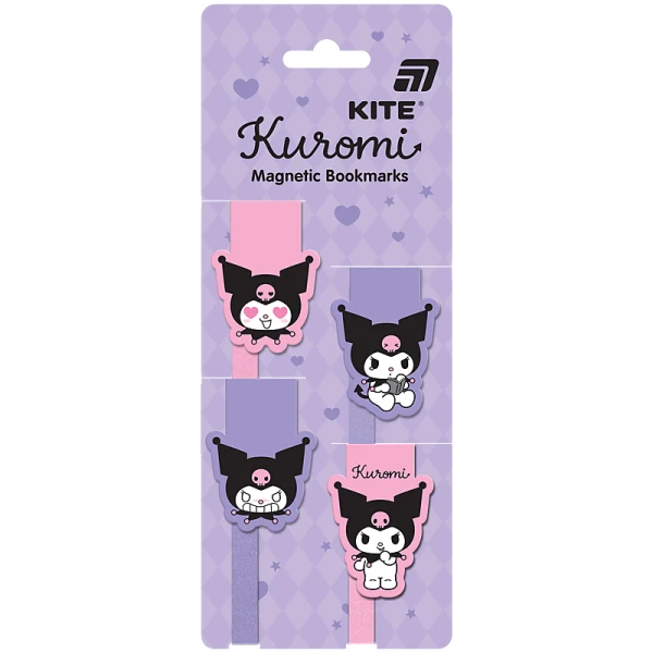 Набір магнітних закладок-лясе Kuromi HK26-497-2 Kite