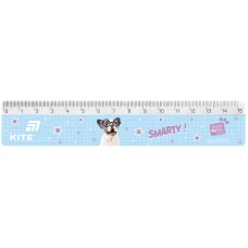 Лінійка пластикова, 15см. Studio Pets SP26-090 Kite